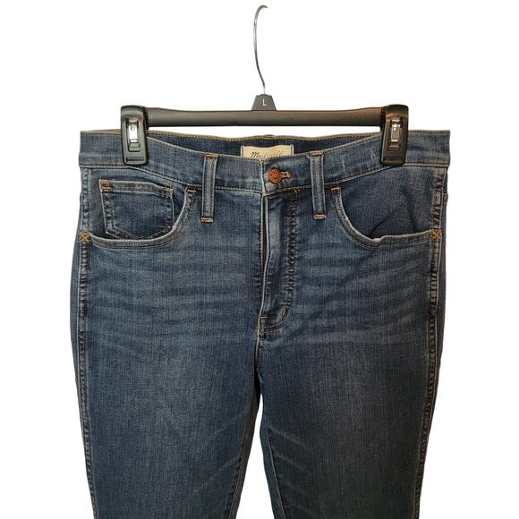 Madewell Medium Wash High Waisted 10 in Classic NWT Skinny Leg Jeans Size 28 - Picture 5 of 11